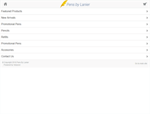 Tablet Screenshot of pensbylanier.com